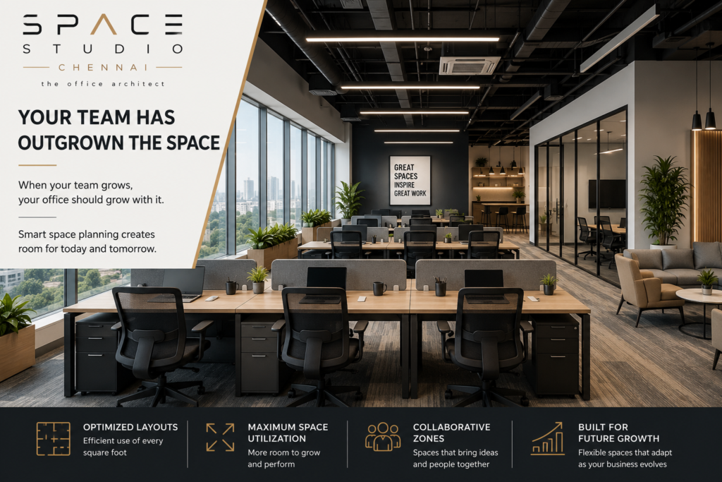 Office space planning for growing businesses in Chennai