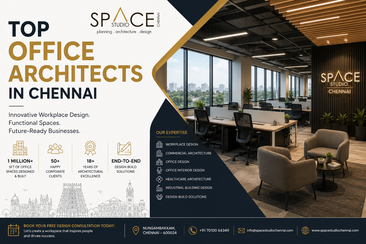 Top Office Architects in Chennai