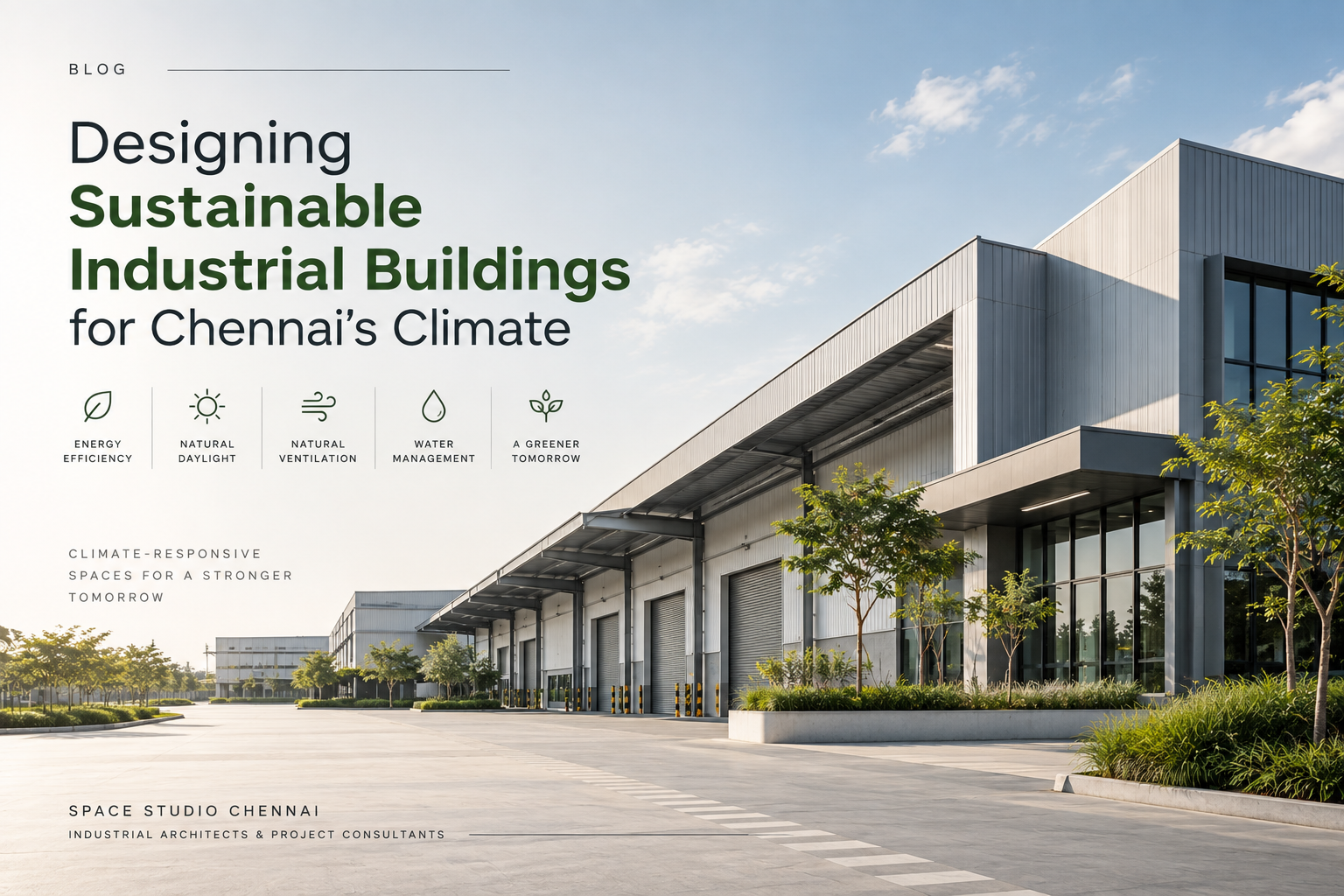 Designing Sustainable Industrial Buildings for Chennai’s Climate